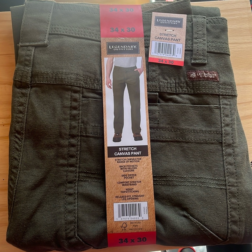 Legendary outfitters stretch canvas pants